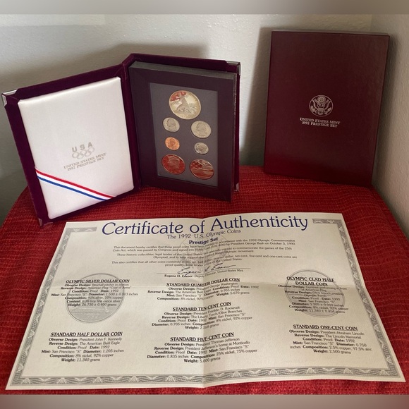 US MINT COIN SET Other - 1992 US MINT OLYMPIC COIN SET